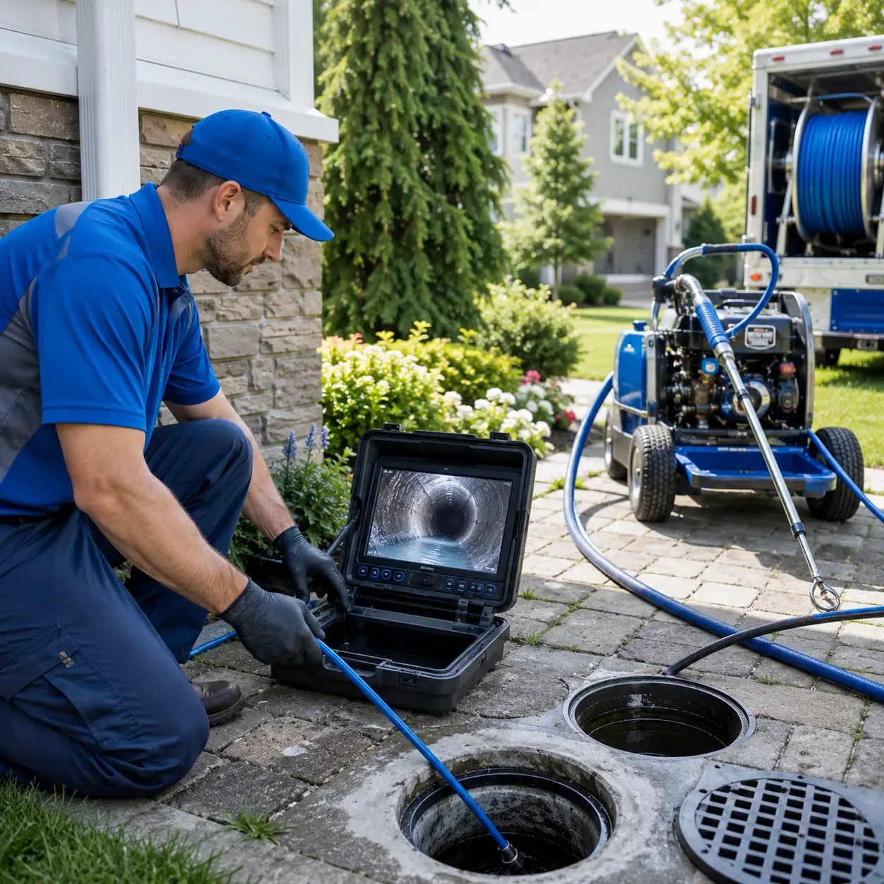 Outdoor drain cleaning professionals serving Buckingham, IA